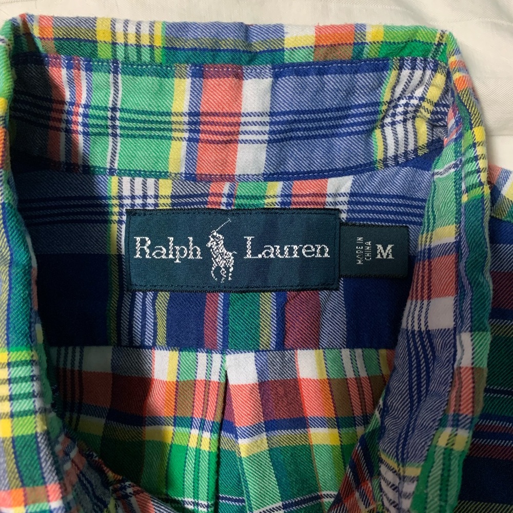 Ralph Lauren plaid polo